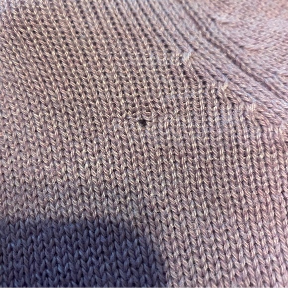 Ella Moss Purple Knit Crewneck Sweater Size Large - Picture 8 of 8